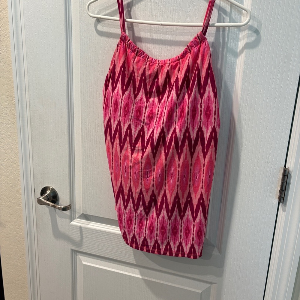 Beach House Women’s Tropical Tankini Resort Cruise Swim Top - Size 16 NWT $ 73